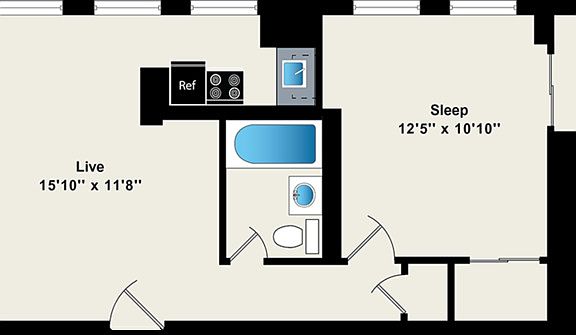 3rd image of 520 W Wellington Ave #1H