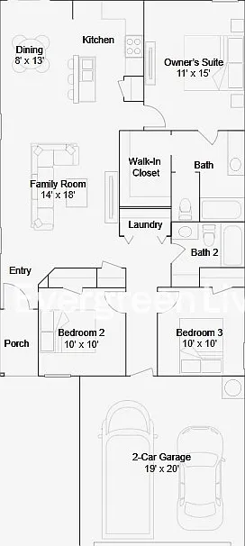 3 bed, 2.0 bath, 1248 sqft, $1,410 — Photo 2