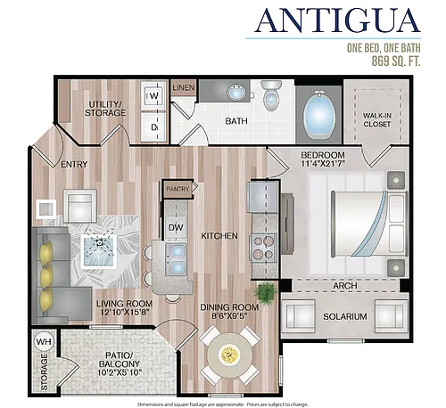Floor plan Antigua