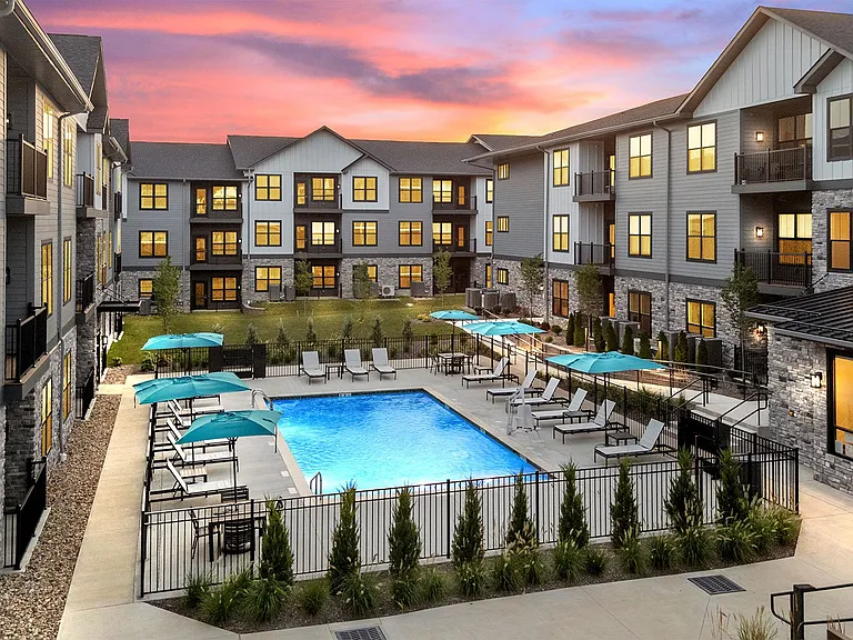 Outdoor Swimming Pool and Building