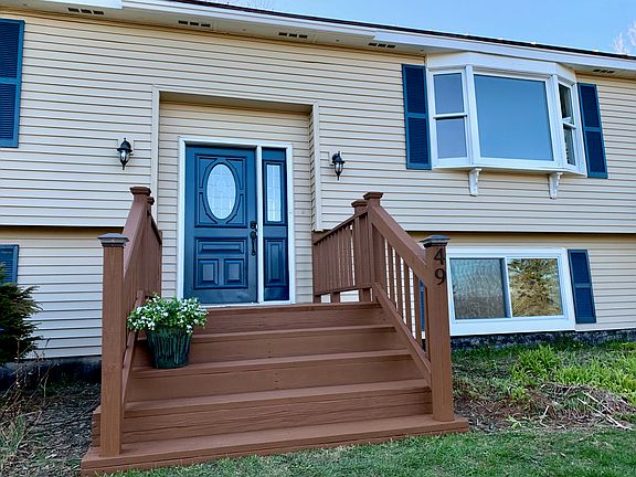 Front deck and entrance