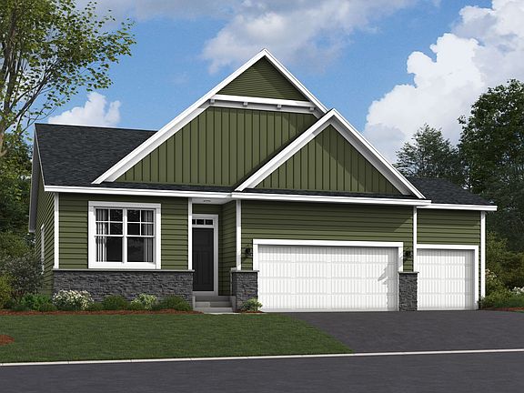 Sage Elevation C Optional Stone 3-Car