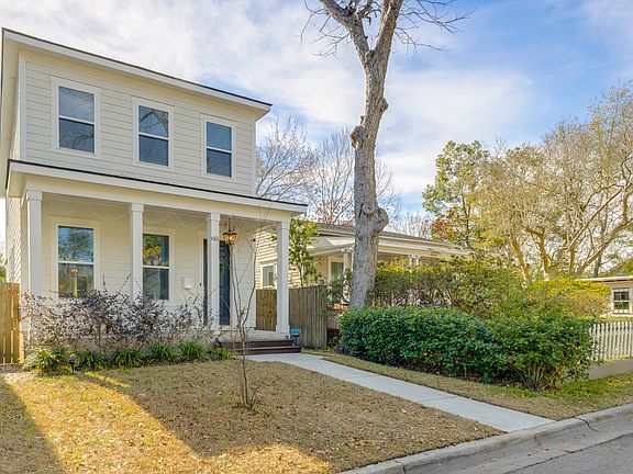 Front of the home. Free on street parking.