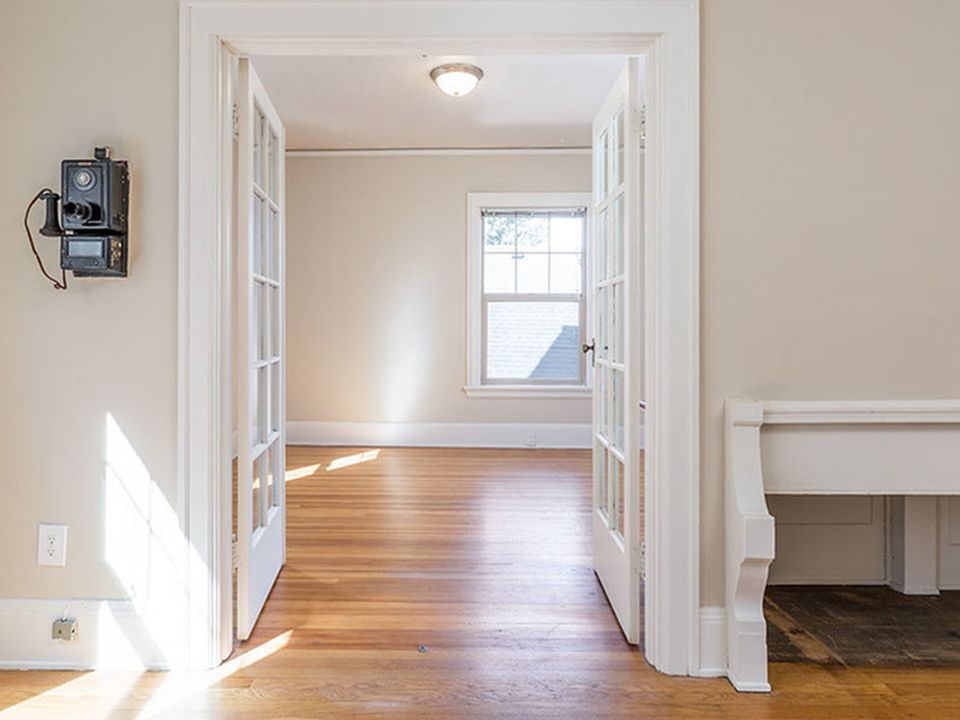 French Doors to Bedroom