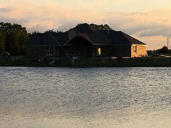 View from water to house