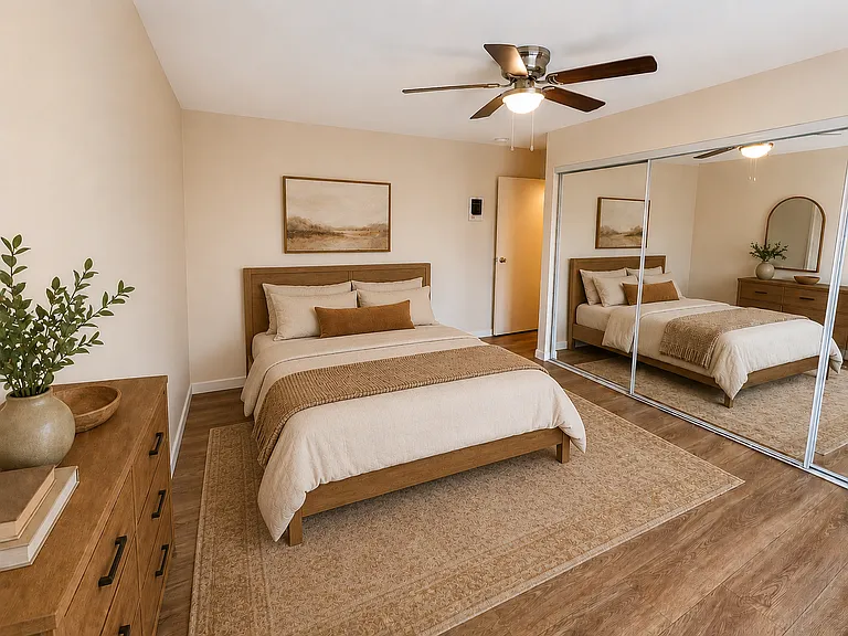 Bedroom - Artificially Staged