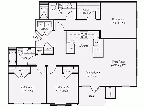 Floor plan C1