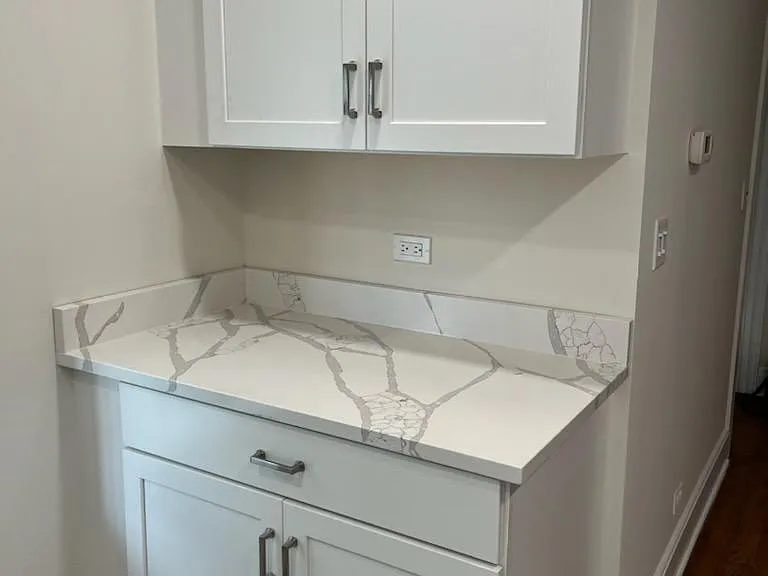 Corner Cabinet for a Microwave