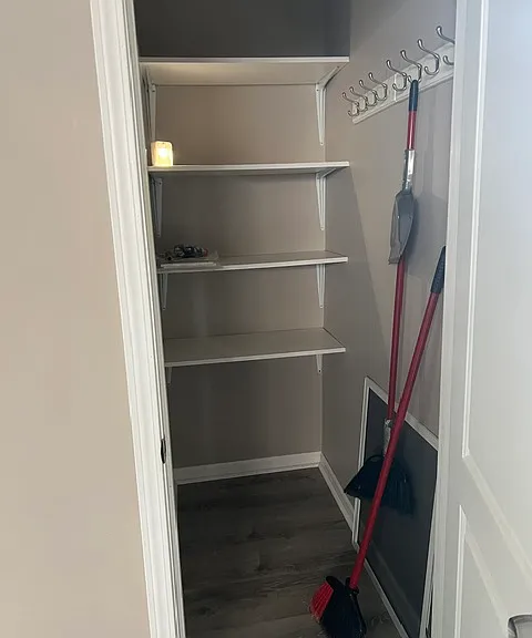 Pantry off the kitchen