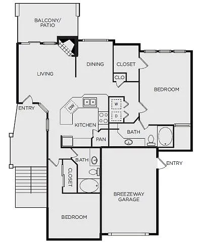 Floor plan B3