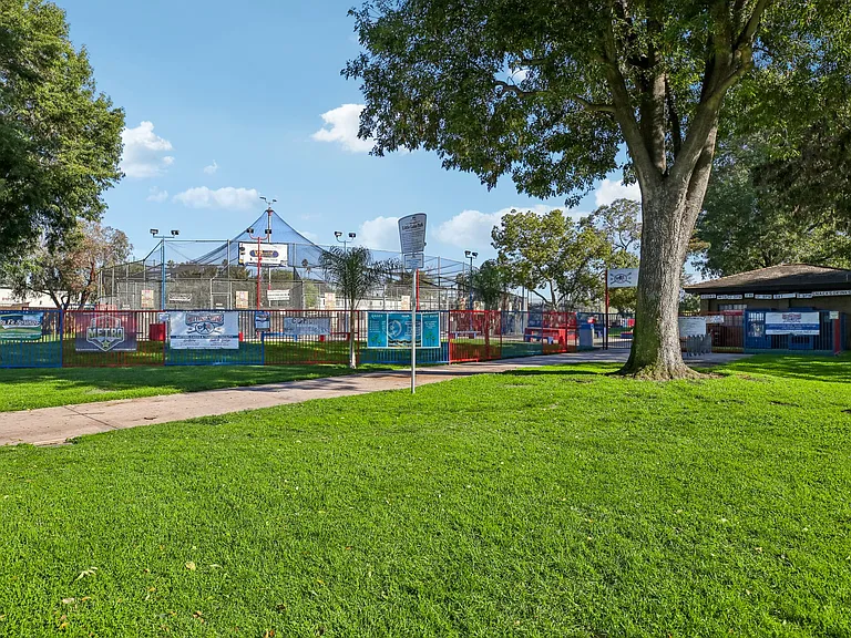 Prime neighborhood perk: walk on over to The Hitting Zone batting cages for outdoor fun