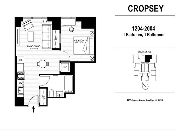 2nd image of 2230 Cropsey Ave #1404