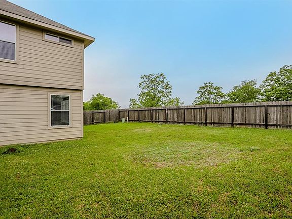 View of large backyard