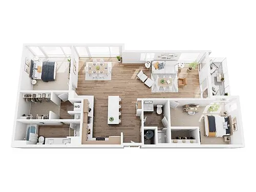 Floor plan 2B-2
