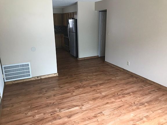 Easy to clean luxury vinyl plank flooring.