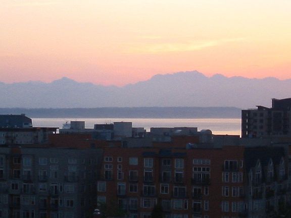 Mountain view from the unit.