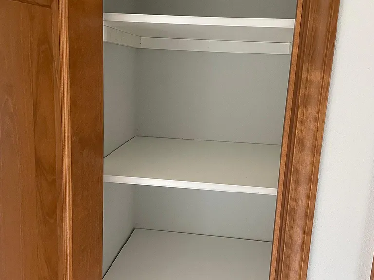 Linen closet upper level