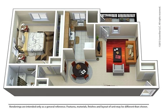 Floor plan 1Bedroom 1Bathroom