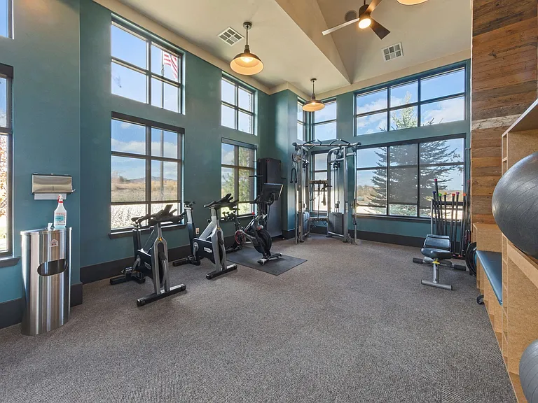 Spin studio with a view