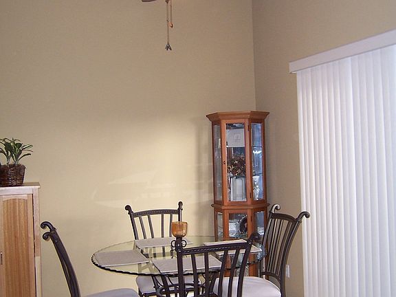 Dining room with second patio.