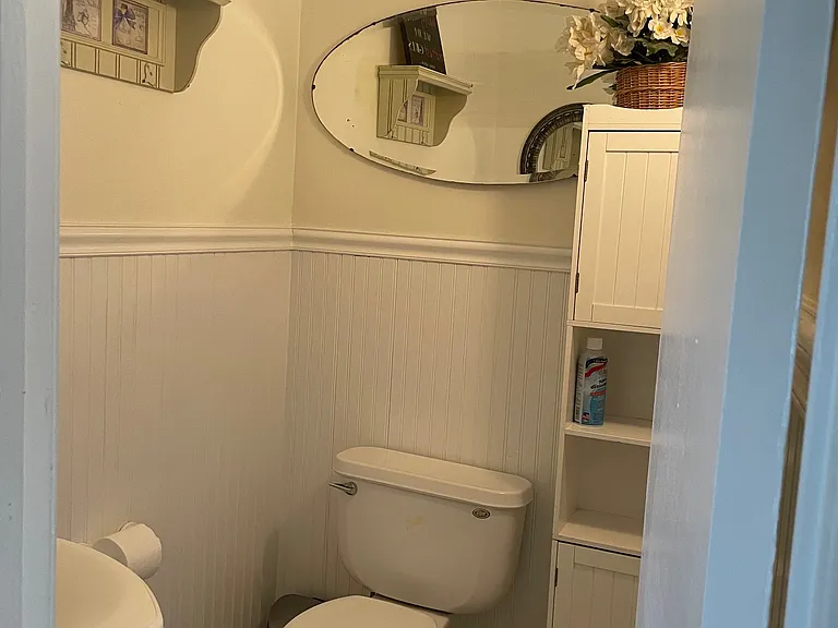 separate toilet room upstairs adjacent to shower room
