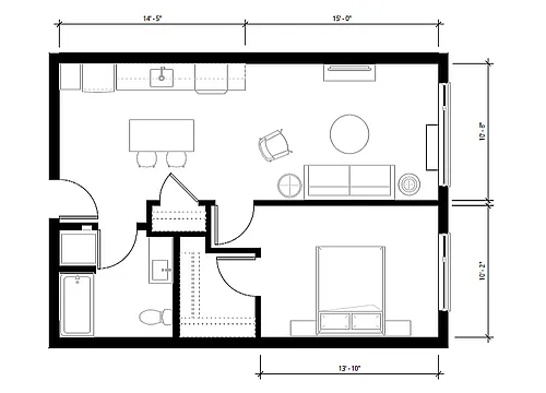 Floor plan TImber