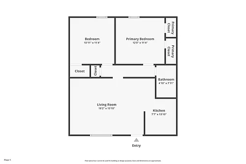 Floor plan 2 bed