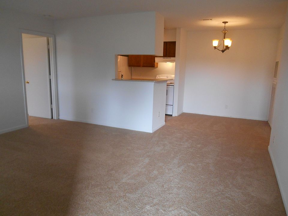 Front entry view through living room