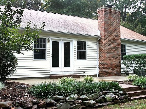 Back of home-outstanding landscaping