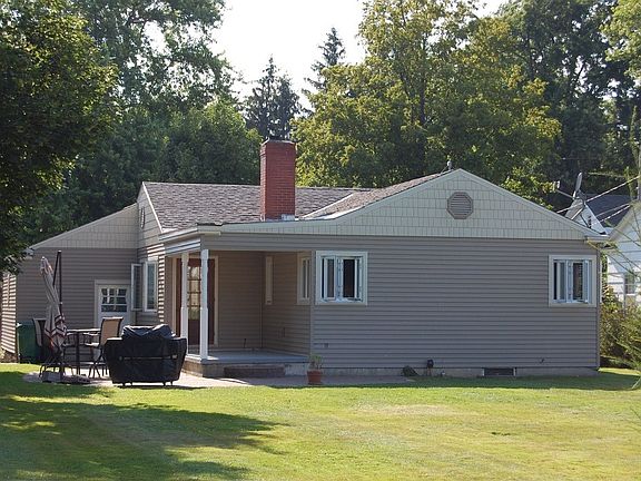 Large rear yard and patio