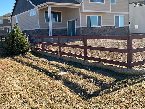 Back of house has a western exposure. Covered patio faces mountain view. No future construction available to west of property.