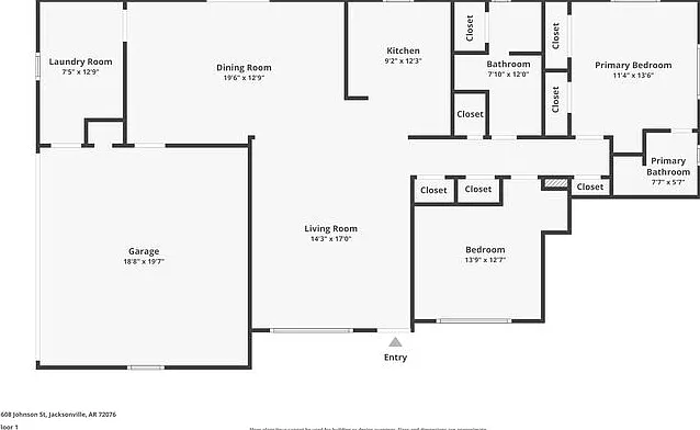 3 bed, 2.0 bath, 1421 sqft, $1,375 — Photo 2