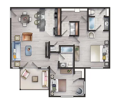 Floor plan The Palmetto