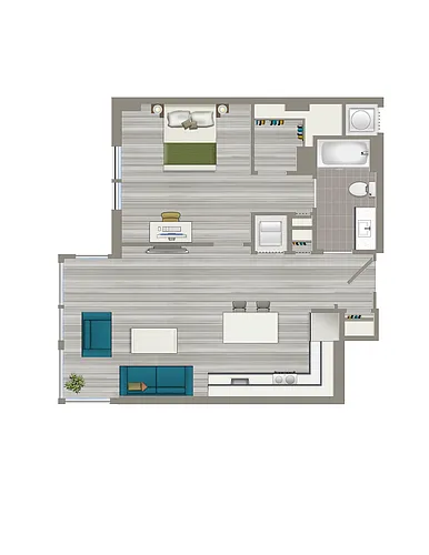 Floor plan 1-J
