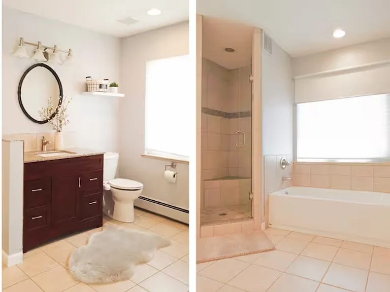 1st Bedroom: En-suite Full Bath (bath and shower are separate)