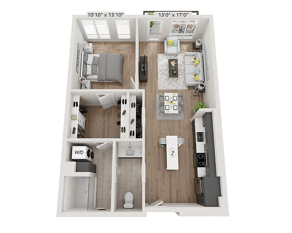 Floor plan A1DC