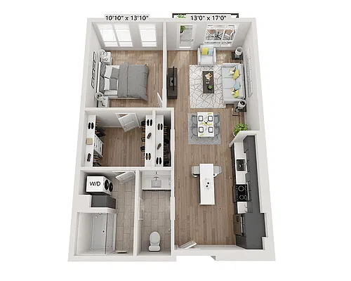 Floor plan A1DC