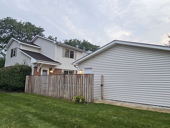 Corner unit, two car garage