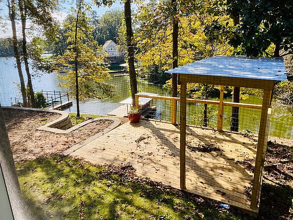 Grilling station patio
