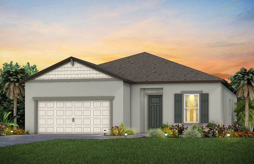 Exterior Rendering, Elevation C1