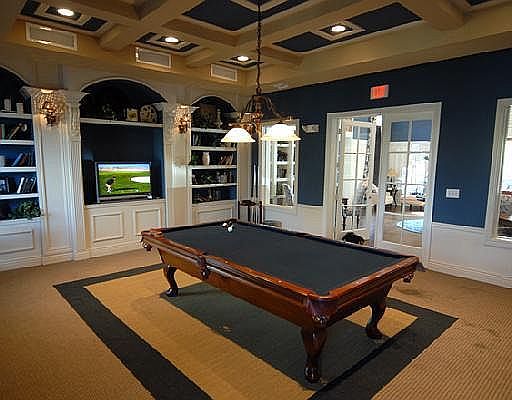Pool Room with Big Screen TV