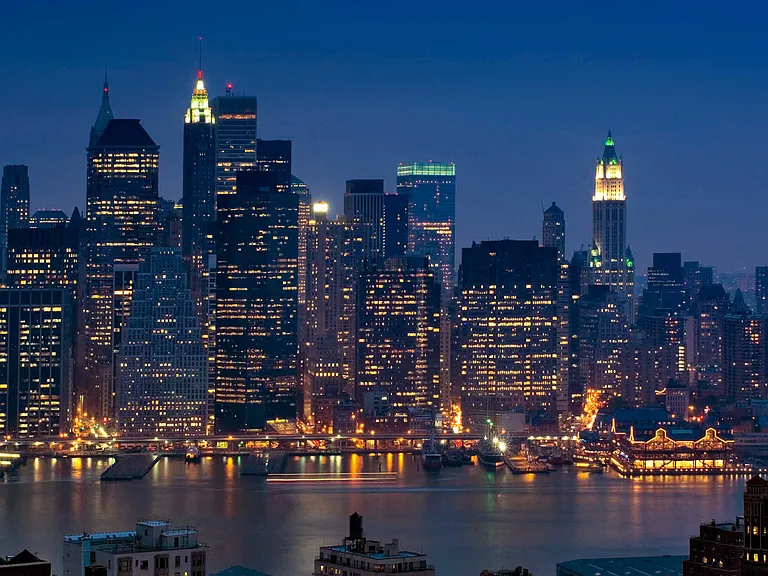 Evening View of Manhattan