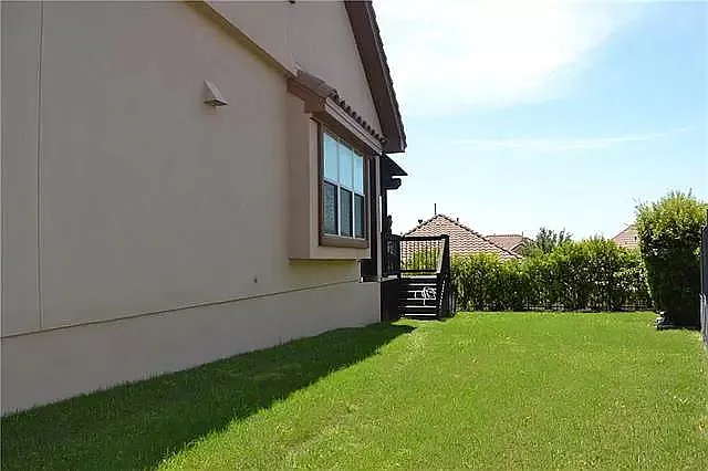 Side yard.