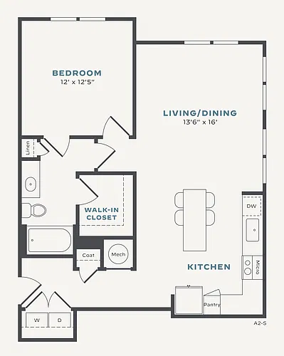 Floor plan A3 80 - Essential Housing