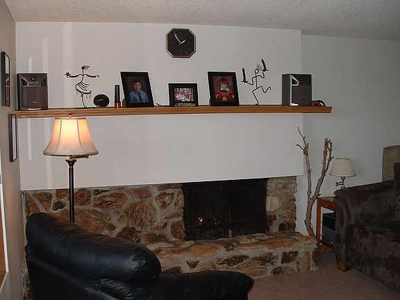 Wood-Burning Fireplace