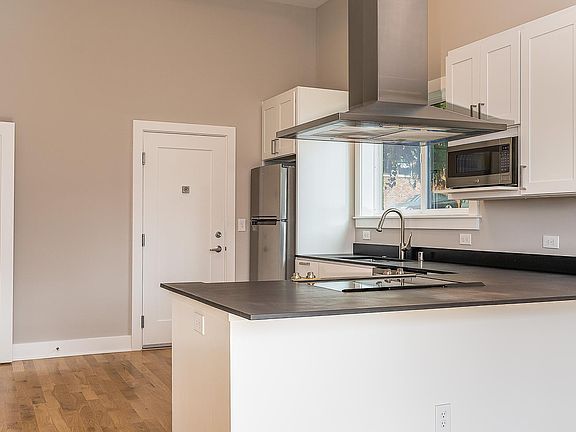 Kitchen and entrance door