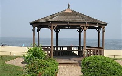 gazebo by beach