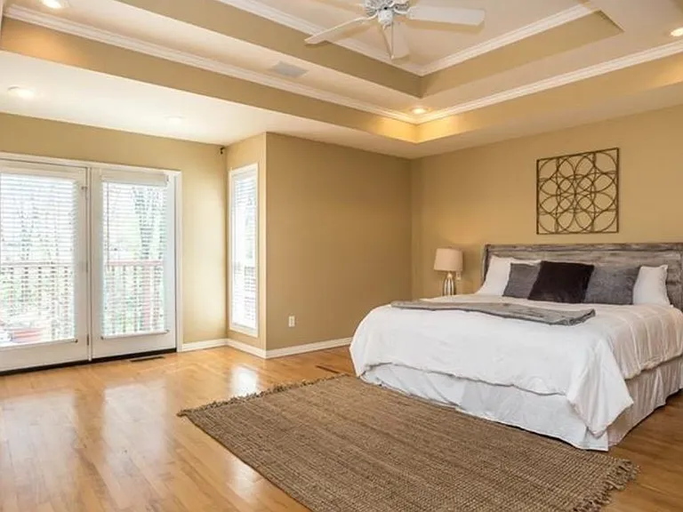 these doors take you to the stunning back deck