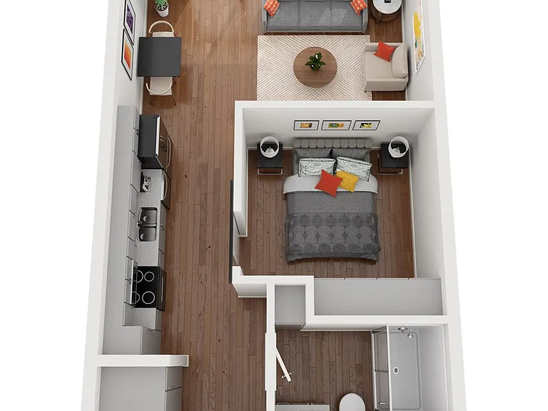 Equinox - 1 BD / 1 BA - 584 SF Equinox - 1 BD / 1 BA - 584 SF
