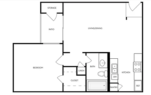 Floor plan 1B Regular